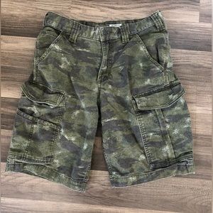 Carhartt Men’s Green Cargo Camo Relaxed Fit Shorts Size 30